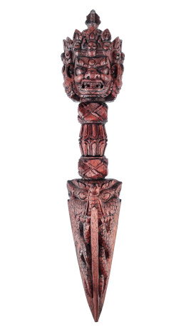Ритуальный нож Пурба из дерева длиной 27см