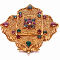 Буддийское ГАУ (переносное хранилище для реликвий) 14х14см, Буддийское ГАУ (переносное хранилище для реликвий) 14х14см,