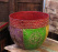 Восточная ваза разноцветная с ручной росписью