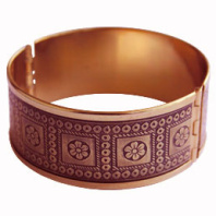 Славянский медный браслет "Вешний"