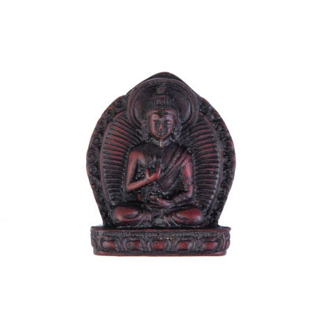 Сувенир из керамики Будда Амогасиддхи барельеф 5см