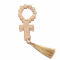 Христианские четки 12 бусин из дерева Можжевельник