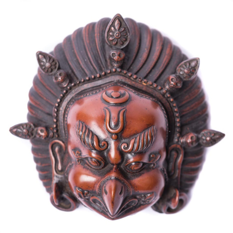 Сувенир из керамики маска Гаруды 15х16см