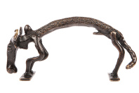 Восточная дверная ручка Бык