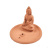 Подставка для благовоний из светлой керамики Будда диаметр 9см