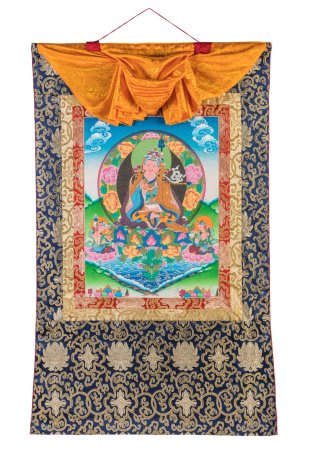 Рисованная Тханка Гуру Падмасамбхава 70х110 см