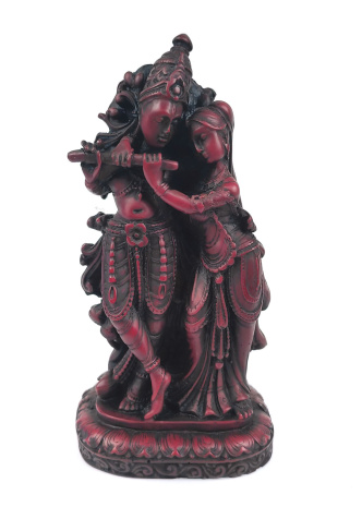 Сувенир из керамики Кришна и Радха 19см