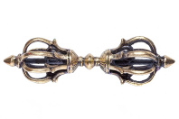 Ваджр девятиконечный 15см золотистая бронза Ваджр девятиконечный 15см золотистая бронза