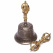 Тибетский колокольчик с ваджром диаметром 7,5см