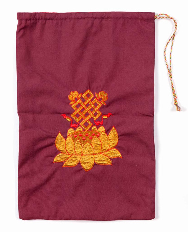 Мешок с благим символом буддизма размер 45х30см