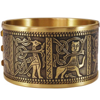 Славянский браслет из латуни "Киевский"
