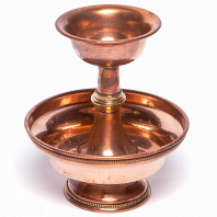Набор медный для серчема высота чаши 6см, диаметр 12см, общая высота 14см (средний) Набор медный для серчема высота чаши 6см, диаметр 12см, общая высота 14см (средний)