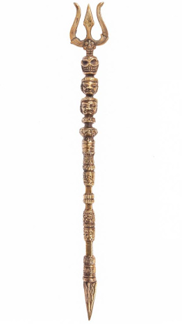 Ритуальный жезл Катванга (тантрический посох) длиной 44см