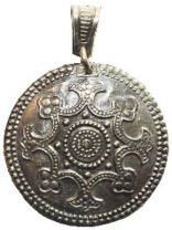 Славянская подвеска из мельхиора "Благопожелание"