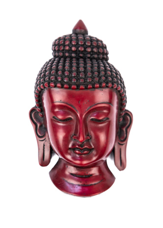 Сувенир из керамики маска Будда 15см