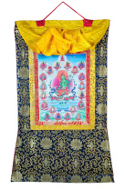 Печатная тханка 21 Тара в шелковой обшивке 66х102см Печатная тханка 21 Тара в шелковой обшивке 66х102см