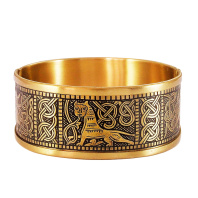 Славянский браслет из латуни "Киевский 2"