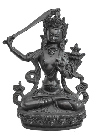 Сувенир из керамики Манджушри 20см