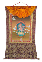 Рисованная Тханка Курукулла 93х130см Рисованная Тханка Курукулла 93х130см