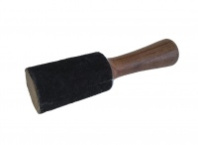 Стик (Резонатор) обтянутый замшей для тибетской поющей чаши длиной 17,5см диаметром 4см