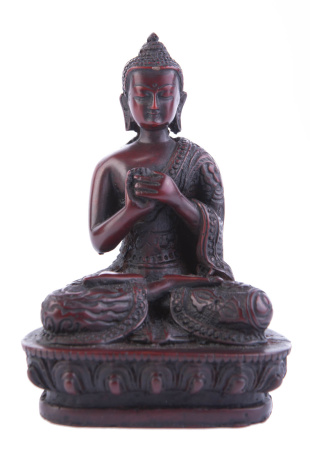 Сувенир из керамики Будда Вайрочана 13см украшен драконами