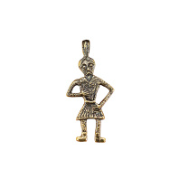 Славянская подвеска из латуни "Перун"