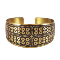 Славянский браслет из латуни "Жито"