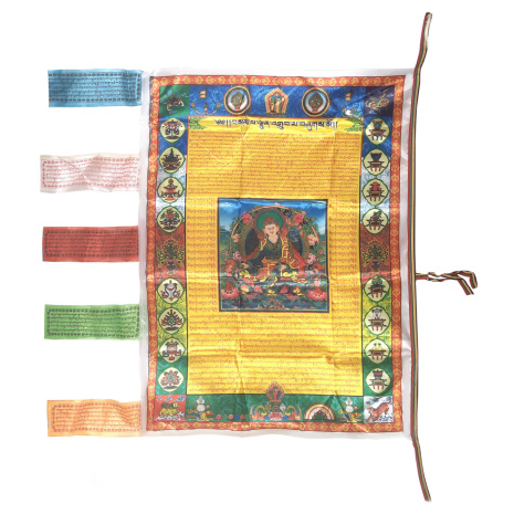 Молитвенный Флаг Гуру Ринпоче (Падмасамбхава) на шест размер 95х98см