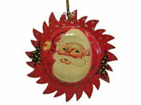 Новогоднее украшение Дед Мороз 9см Новогоднее украшение Дед Мороз 9см