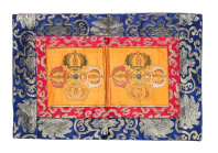 Алтарная ткань на стол "Двойной Ваджр" размер 33х52см