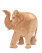 Сувенир из дерева Слон с поднятым хоботом резьба высота 15см