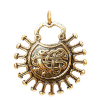 Славянский колт «Льговская птица» латунь