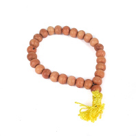 Буддийские четки- браслет 27 бусин из дерева с ароматом сандала 6мм на резинке Буддийские четки- браслет 27 бусин из дерева с ароматом сандала 6мм на резинке