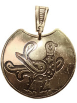 Славянская подвеска из мельхиора "Князь-птица"