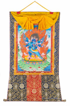 Рисованная Тханка Ваджракилая 84х131см Рисованная Тханка Ваджракилая 84х131см
