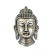 Восточная маска Будда 14см светлая бронза