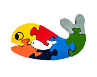 Пазлы деревянные Собака, Носорог, Як, Сова, Петух, Заяц, Кит, Дед Мороз Пазлы деревянные Собака, Носорог, Як, Сова, Петух, Заяц, Кит, Дед Мороз