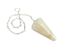 Цитрин кулон-маятник (конус) 4 см