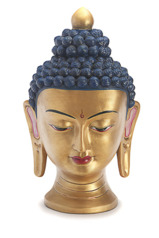 Керамическая статуя Голова Будды 54см