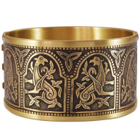 Славянский браслет из латуни "Сретенский"