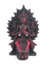 Сувенир из керамики Будда Майтрея 14см