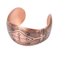 Славянский медный браслет "Новгородочка"