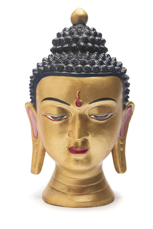 Керамическая статуя Голова Будды 39см