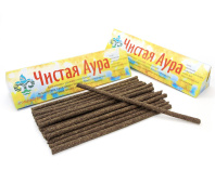 Алтайское благовоние Чистая аура большая упаковка 18 палочек Алтайское благовоние Чистая аура большая упаковка 18 палочек