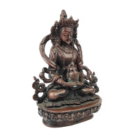 Бронзовая статуя Будда Амитаюс высотой 8,5см Бронзовая статуя Будда Амитаюс высотой 8,5см