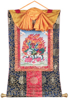 Рисованная Тханка Дордже Легпа (Ваджрасадху) 55х80см Рисованная Тханка Дордже Легпа (Ваджрасадху) 55х80см