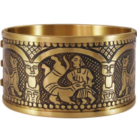 Славянский браслет из латуни "Русалия"