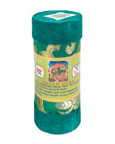 Тибетское благовоние Зеленая Тара из (бутанских трав) в коротком тубусе