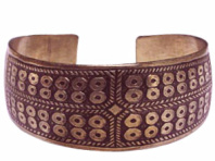 Славянский медный браслет "Жито"