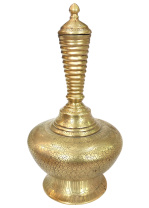 Тибетский сосуд с гравировкой "Изобилие и Защита" высотой 28см Тибетский сосуд с гравировкой "Изобилие и Защита" высотой 28см